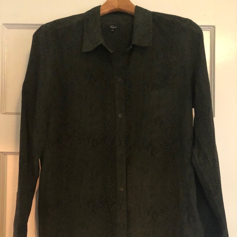 Rails silk  snake print blouse